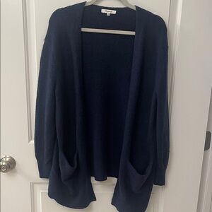 Madewell Deep Blue Women's Alpaca Blend Cardigan